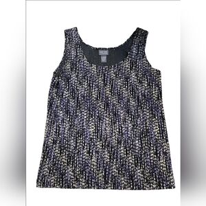 🍄Additions by Chico's Multicolor Sleeveless Blouse EUC Chico's Size 2/ US L